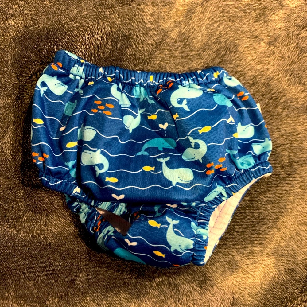 12m boys swimsuit with built in diaper